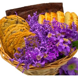 Ruth’s Brownie and Cookie Gift Basket – 1 Basket of Gourmet Baked Treats