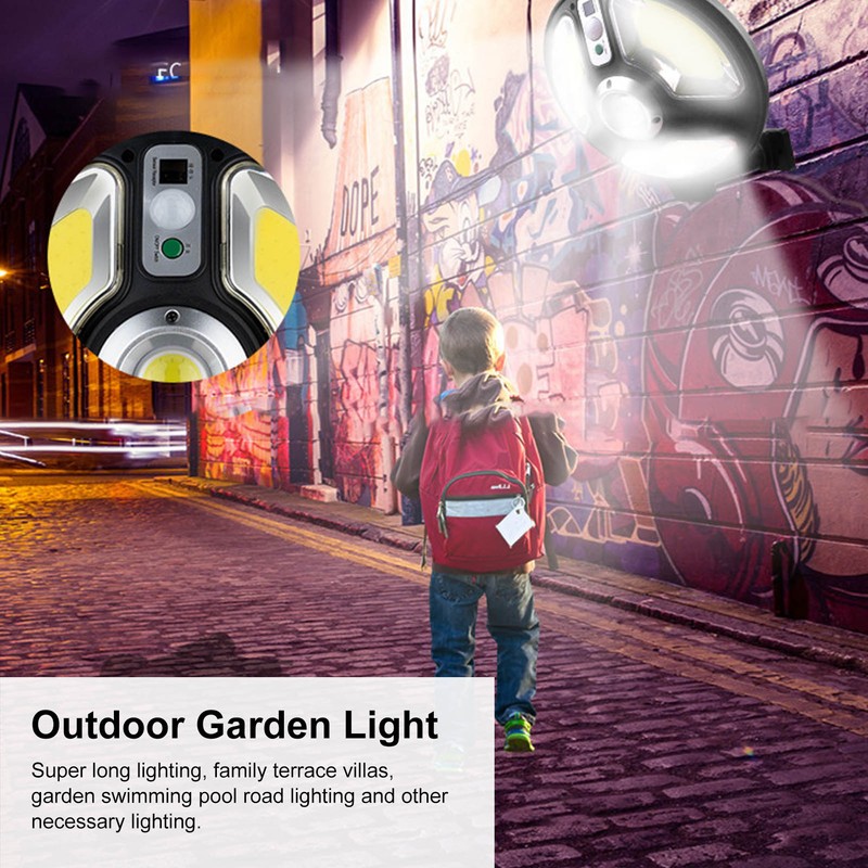LED Solar Sensor Light Household Outdoor Garden Street Wall Light