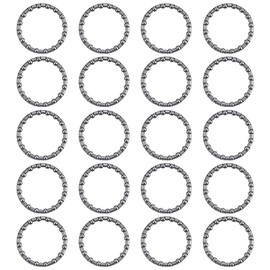 20 PCS 1 1/8 Headset Caged Ball Bearing Precision Bottom Bracket Caged Silver Caged Headset Bearings Race Cycling Headset Bearing steering bearings for MTB Bike Road Bike with 16 balls