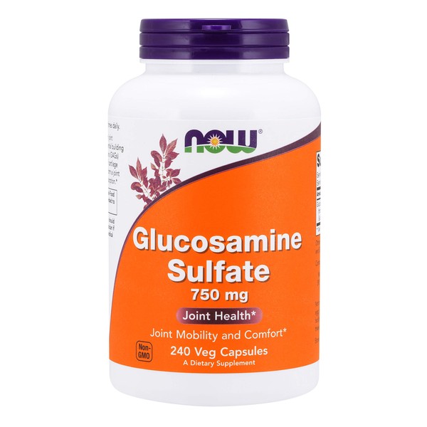 GLUCOSAMINE SULFATE, 750 mg, 240 Caps by Now Foods (Pack of 2)