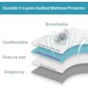 The Pure Thread Quilted Mattress Protector Small Double Bed 34cm