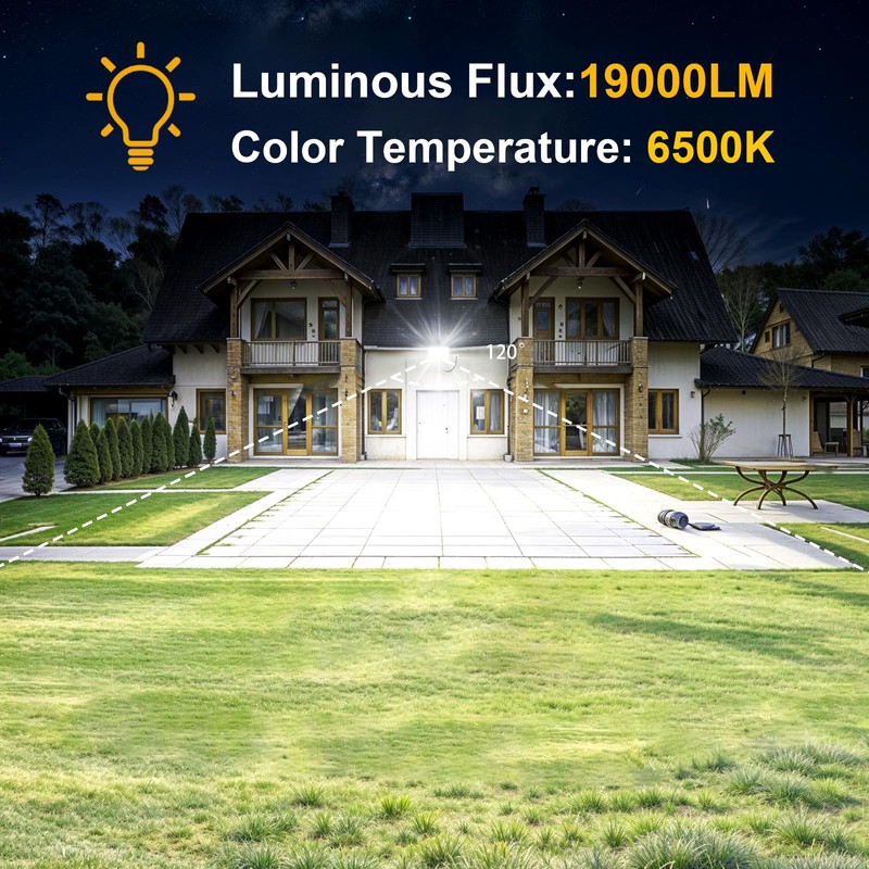 Onforu 200W Flood Lights Outdoor,19000lm Bright LED Work Light with