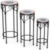 Giantex Metal Plant Stand Set of 3, 28" Mosaic Tall