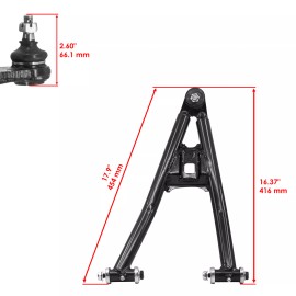 Caltric Front Lower Left A-Arm for Yamaha YFZ450 2004-2013