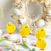 VANZACK 36 Yellow Mini Easter Chicks: Easter Decoration for Table,
