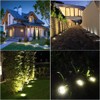 Rayolon Solar Ground Light, Waterproof Solar Garden Lights, Upgraded Outdoor