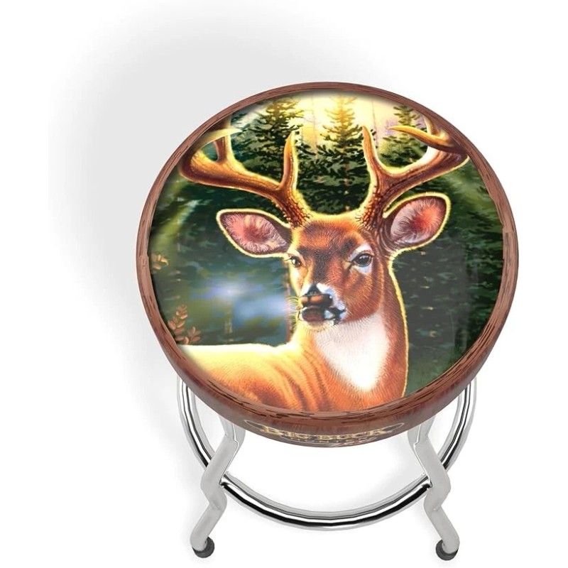 Hunter ARCADE1UP Adjustable Stool - Chrome-Plated Frame, Foam Padding -