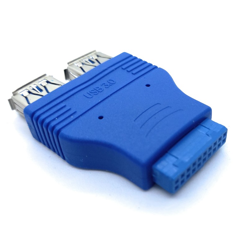 DRUT 20 pin Motherboard Header to 2 x Internal Sockets