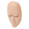 Lash Mannequin Head Reusable Soft Rubber 3D Effects Replaced Eyelids
