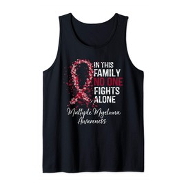 In This Family No One Fights Alone Multiple Myeloma Tank Top