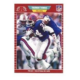 Thurman Thomas 1989 Pro Set Football Rookie Card #32 - Shipped In Protective Display Case!