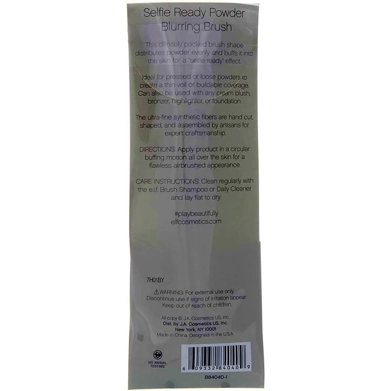 e.l.f. Cosmetics Brocha Selfie Ready Powder