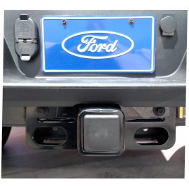 Upper Bound Black 3" Hitch Receiver Cover Cap Plug fits Ford F-250 F-350 F-450 Super Duty