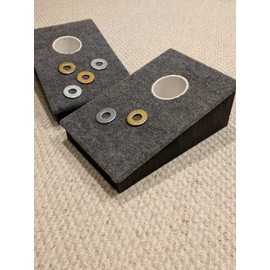 Hole Slant Washer Pitching / Horseshoes Game