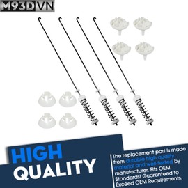 Washing Machine Suspension Rod Kit Replacement For Maytag 3LMVWC100YW0 3LMVWC100YW1 3LWTW4740YQ0 3LWTW4740YQ1 3LWTW4800YQ0 3LWTW4800YQ1 3LWTW4840YW0 Washer