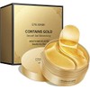 Parches Ojos 24k Oro, 60 Pcs, Colágeno, Contorno de Ojos