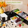 Tessco Garnish Tray with Lid Bar Caddy Ice Cooled Condiment
