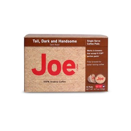 Joe Tall, Dark and Handsome Dark Roast K Cup Coffee 1 Box of 12 Pods