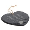 Spruchreif Slate Heart with Saying | Slate Board in Heart