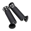 Astra Depot Motorcycle 1" Handlebar Hand Grips & Chrome Switch