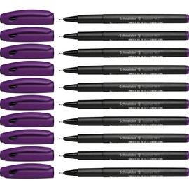 Schneider Topliner 967 Fineliner (Strichstärke 0,4 mm) 10 Stück violett
