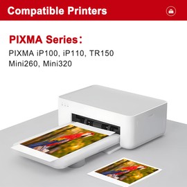 PGI-35/CLI-36 Value Pack Ink Cartridge 3-Pack Compatible Replacement for Canon 35 36 Ink to Work with PIXMA iP100 iP110 TR150 Mini260 Mini320 Printer (2 Black, 1 Color)