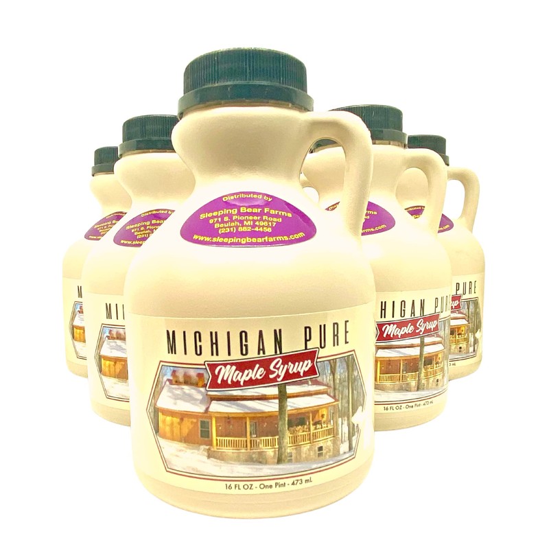 All Natural, 100% Pure, B Grade, Maple Syrup, 16 Oz.