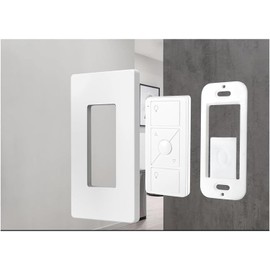 Wallplate Brackets for Lutron Caseta Pico Remote, 4-Pack – Seamless Remote Snap-in Installation Wall Bracket for Lutron Smart Switch, Durable Wall Mount Design for Lutron Pico Remote