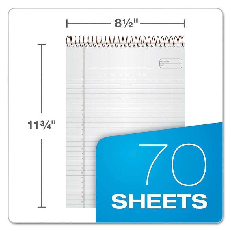 AMPAD Gold Fibre Project Planner, Top-Wire Bound, 8-1/2" x 11-3/4",