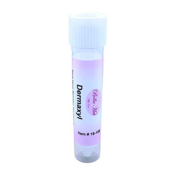DER-MAX-YL (Palmitoyl Hexapeptide-12)- Mix in with your favorite cream, gel, lotion or serum to make your own skin care solution. FOR THE REDUCTION OF DEEP WRINKLES, CROWS FEET AND UNDER THE EYES (20 ml)