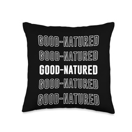 Good-natured Throw Pillow
