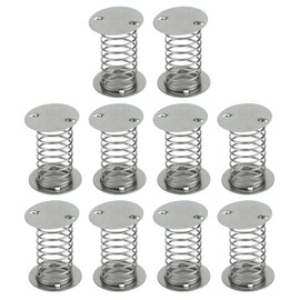 HNGSON Spiral Wobbles Spring Silver Spring Base Double Sided Spring 1.37"×1", 10PCS for Craft