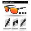 ANYLUV Polarized Sunglasses for Men Mens Sunglasses Square Unisex Lightweight