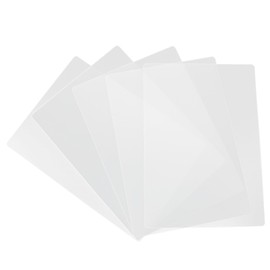 Operitacx 5pcs Desk Writing Board Office School Supplies Exam Pad Boards Desk Pad Students Writing Boards Plastic Reusable Exam Pad Anti-Slip Writing Pad Office Pad Translucent Stationery A4