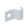 White Gridwall Mount Brackets, Economical Grid Panel Flush Mounting Clips