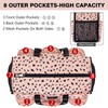 IBFUN - Bolsa de mano con bolsillos de 14/24 con