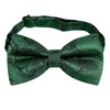 Alizeal Mens Gradient Paisley Bow Tie Pre Tied Pocket Square