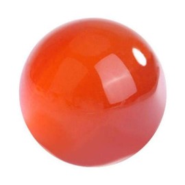 Feng Shui 20mm Natural Crystal Ball Healing Sphere Healing Stone Craft for DIY Home Decoration W3822 (Orange)