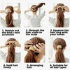 Bird Nest Magic Hair Clips 8 Pcs Mixed Color Frosted