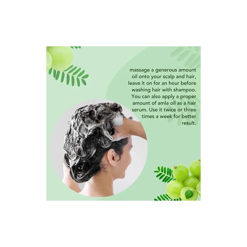 Aceite Esencial Amla Piel + Suave Cabello Y Pestañas Fuertes