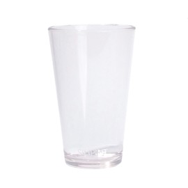 Silipint 16oz Silicone Pint Glass – Unbreakable, BPA-Free, Reusable Silicone Drinking Cup – Flexible, Microwave & Freezer Safe – Stemless Glass for Coffee, Smoothies (Crystal Clear)