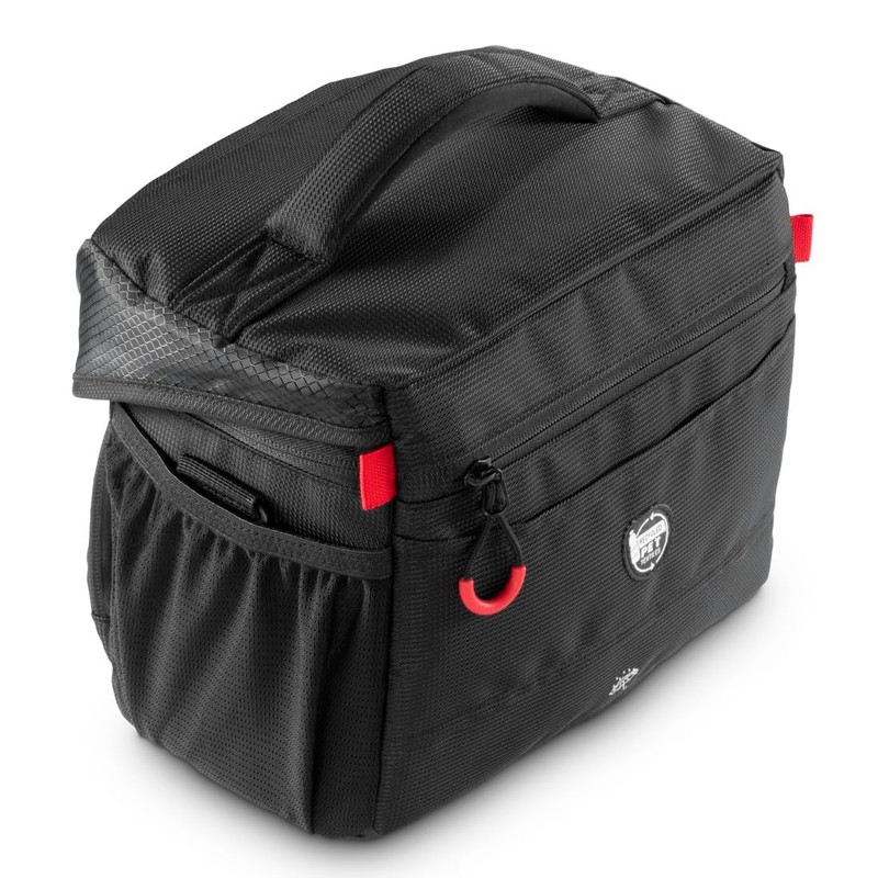 Hama Phoenix 140 Camera Case - Black, red, Modern