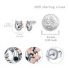Wolf Earrings 925 Sterling Silver Wolf Stud Earrings Animal Wolf