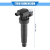 A ABSOPRO Car Ignition Coil Compatible with Hyundai Sonata 2006-2010,