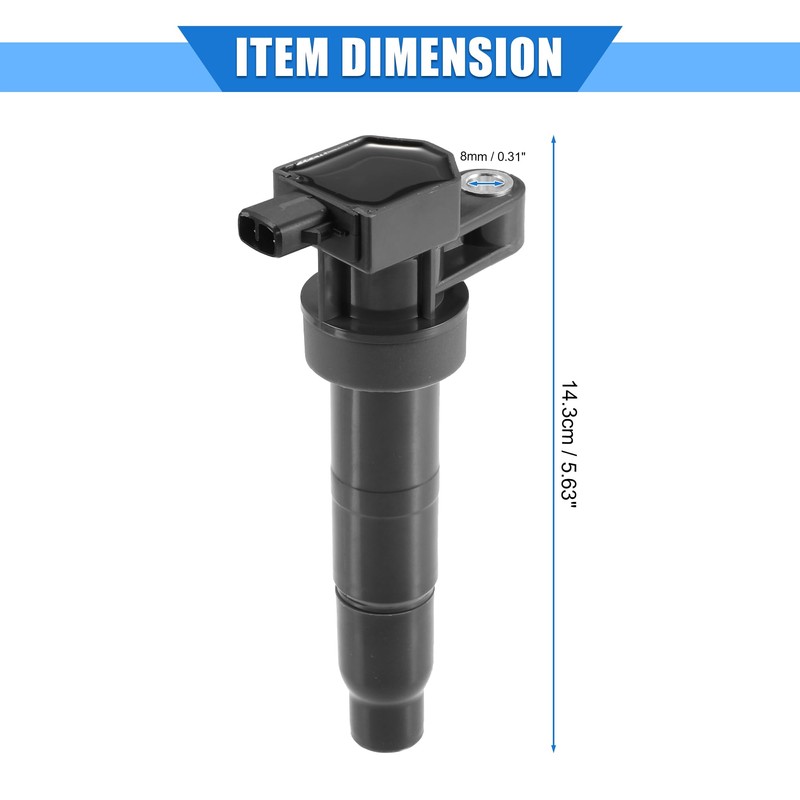 A ABSOPRO Car Ignition Coil Compatible with Hyundai Sonata 2006-2010,
