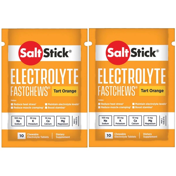 SaltStick Fastchews, Electrolyte Replacement Tablets for Rehydration, Exercise Recovery, Youth