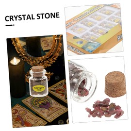 BESPORTBLE Unique Crystal Stone Bottles Assorted Crystal Gemstone Bottles Ideal for Home Decor Craft Projects
