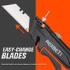 REXBETI 6 Pack Retractable Folding Utility Knife, SK5 Heavy Duty
