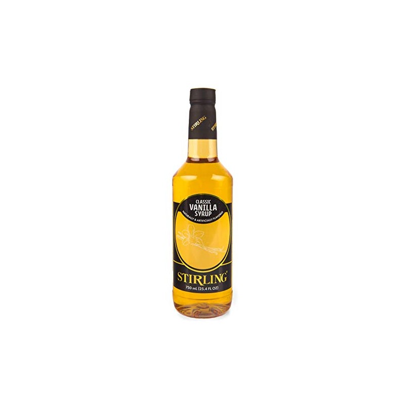 Stirling Gourmet Classic Vanilla Coffee Flavoring Syrup