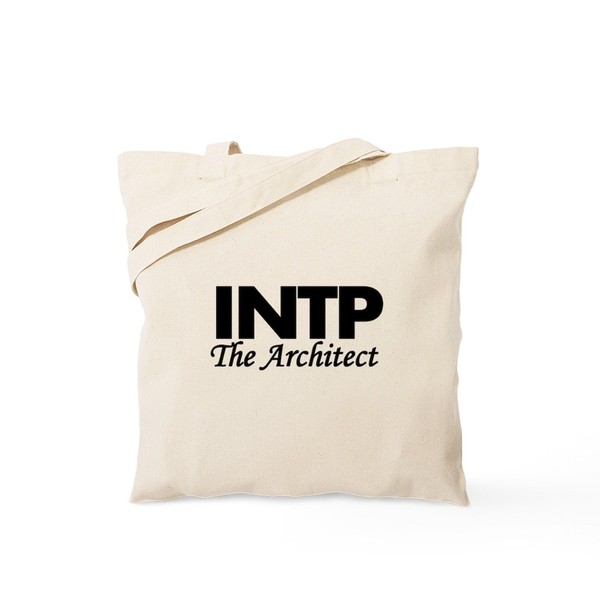 CafePress INTP The Architect Tote Bag Reusable Natural Beige Canvas
